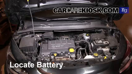 2015 Opel Corsa Enjoy 1.4L 4 Cyl. Turbo Battery Replace